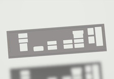 Asrock B660M-C I/O Shield, 3D Printed, IO Backplate