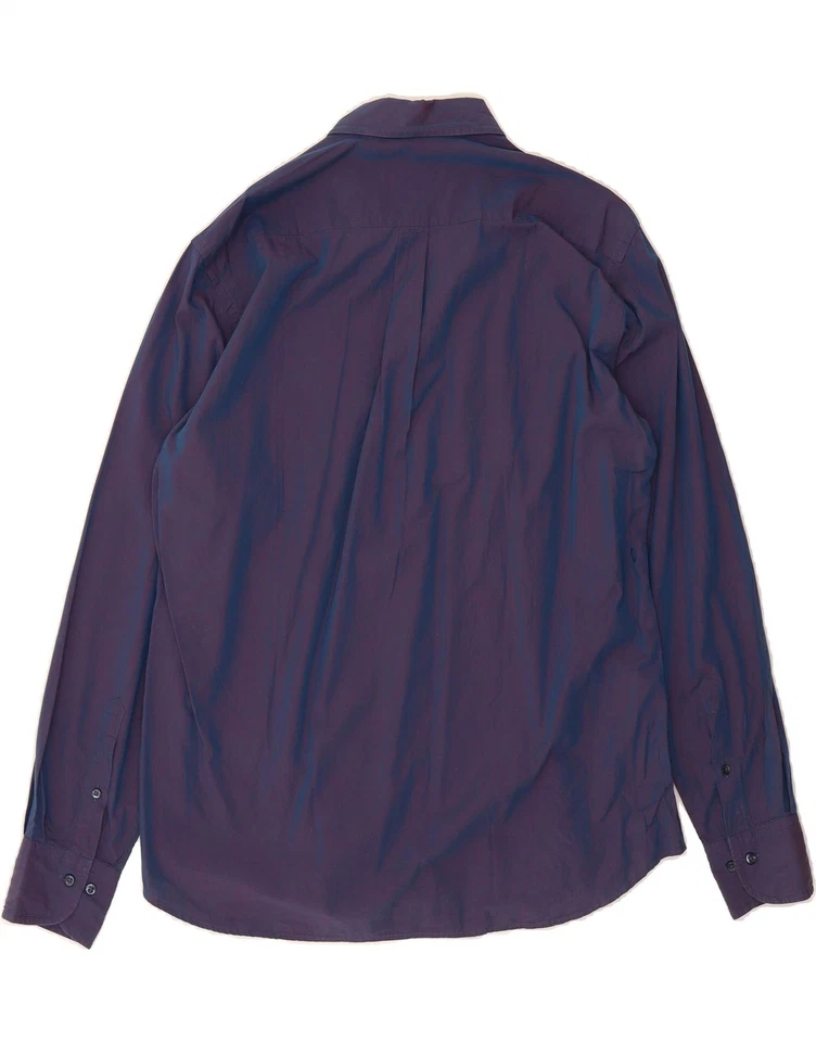 Camisa grande de algodón azul marino AVIREX para hombre AF06 Foto 2 de 3