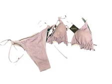 Zaful NWT Women’s Size 10 Swim Wear Purple Sparkly Bikini Set New