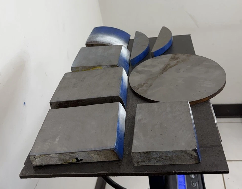 Culata de barra de acero de aleación 8620 - Lote de corte (8 piezas, aproximadamente 39,70 libras) Foto 2 de 4