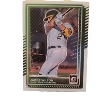 2025 Panini Donruss Baseball - Jacob Wilson #76 (Oakland Athletics, MLB)