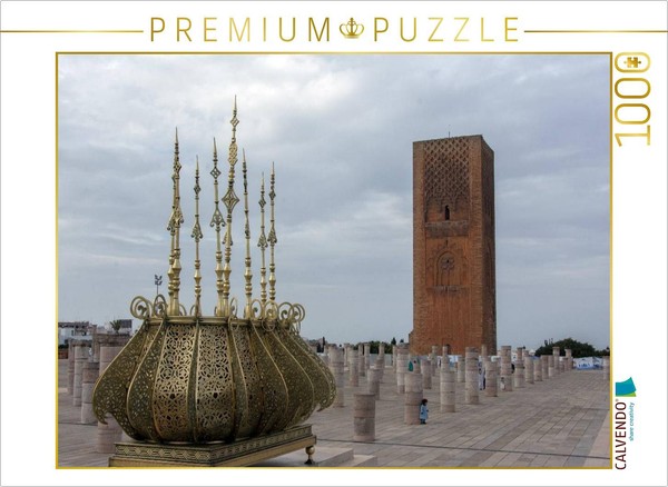 Calvendo Puzzle Hassan-Turm, Rabat | 1000 Teile Lege-GrößE 64 × 48 Cm Foto-Puzzl-image