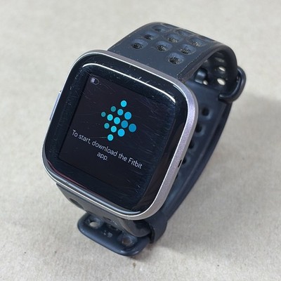 Fitbit Versa 2 Fitness Activity Tracker Watch FB507 with Band Tested Works