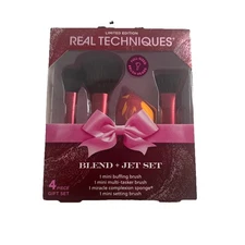 Real Techniques Blend + Jet Set Facial Gift Set Make Up Brushes