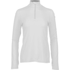 Hot Chillys Womicro-Elite Chamois Zip-T Womens White Large -Open Box