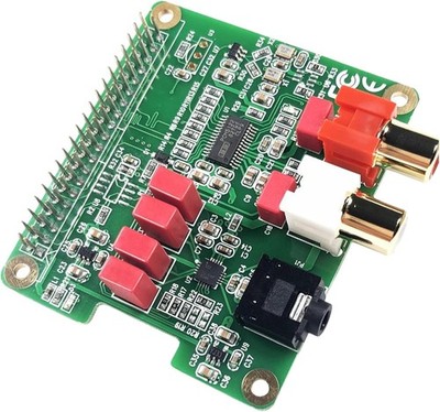 HiFi DAC HAT für Raspberry Pi 5/4/3B+/Zero, PCM5122 Audio-Karte, 384kHz/32bit
