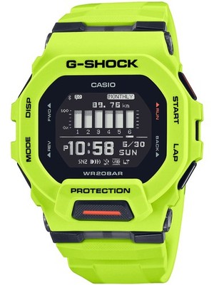 Casio GBD-200-9ER Herrenuhr Resin G-SHOCK G-SQUAD Gelb
