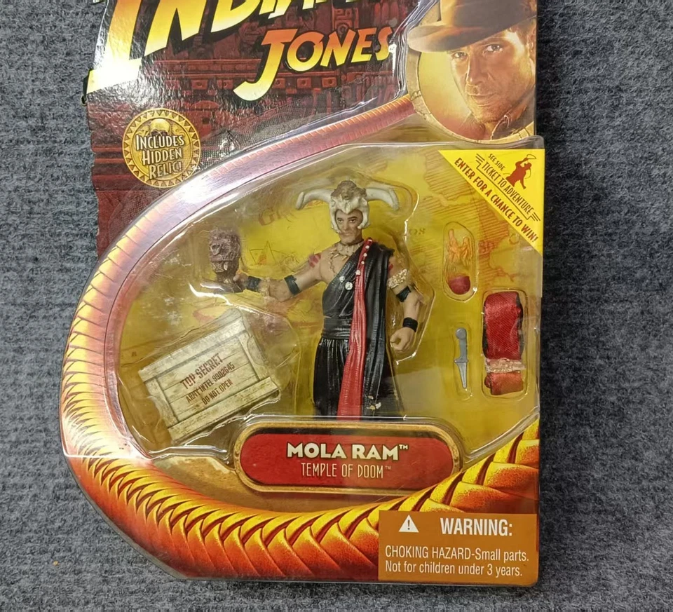 Hasbro Indiana Jones Temple of Doom Mola Ram Action Figure 1/18 3.75" - Image 2 of 4