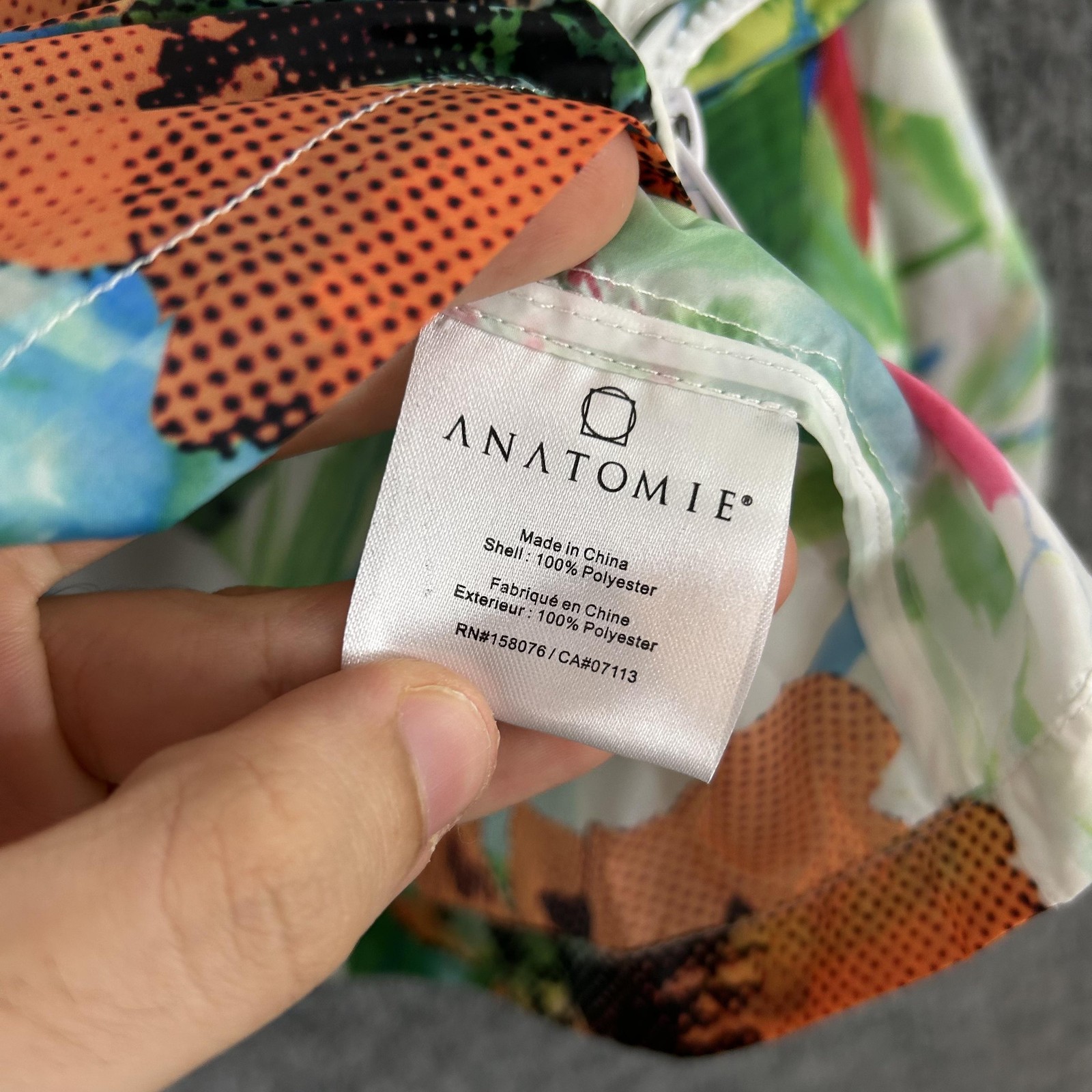 Anatomie Jacket Medium August Botanical Hooded Li… - image 6