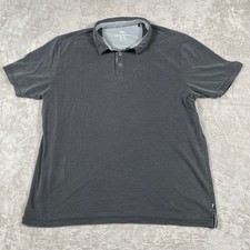 Tommy Bahama Mens XL TG Dark Gray Short Sleeve Polo Shirt Big Tall Golf Casual