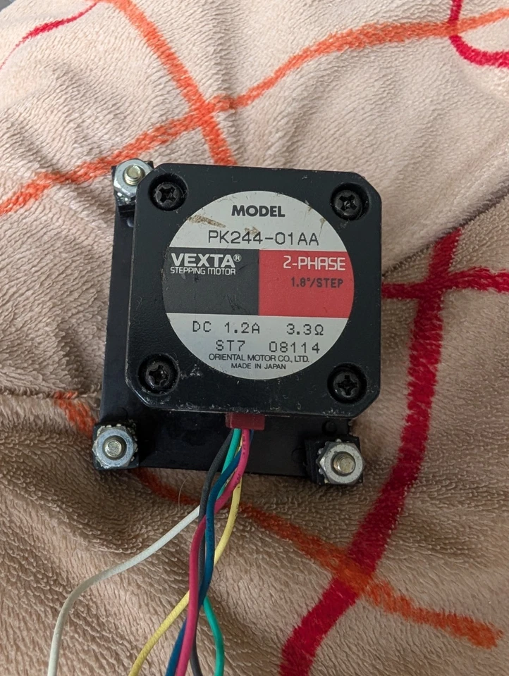 PK244- 01AA Vexta Stepping Motor 2 Phase Oriental Motor Company SEE DESCRIPTION - Image 2 of 4
