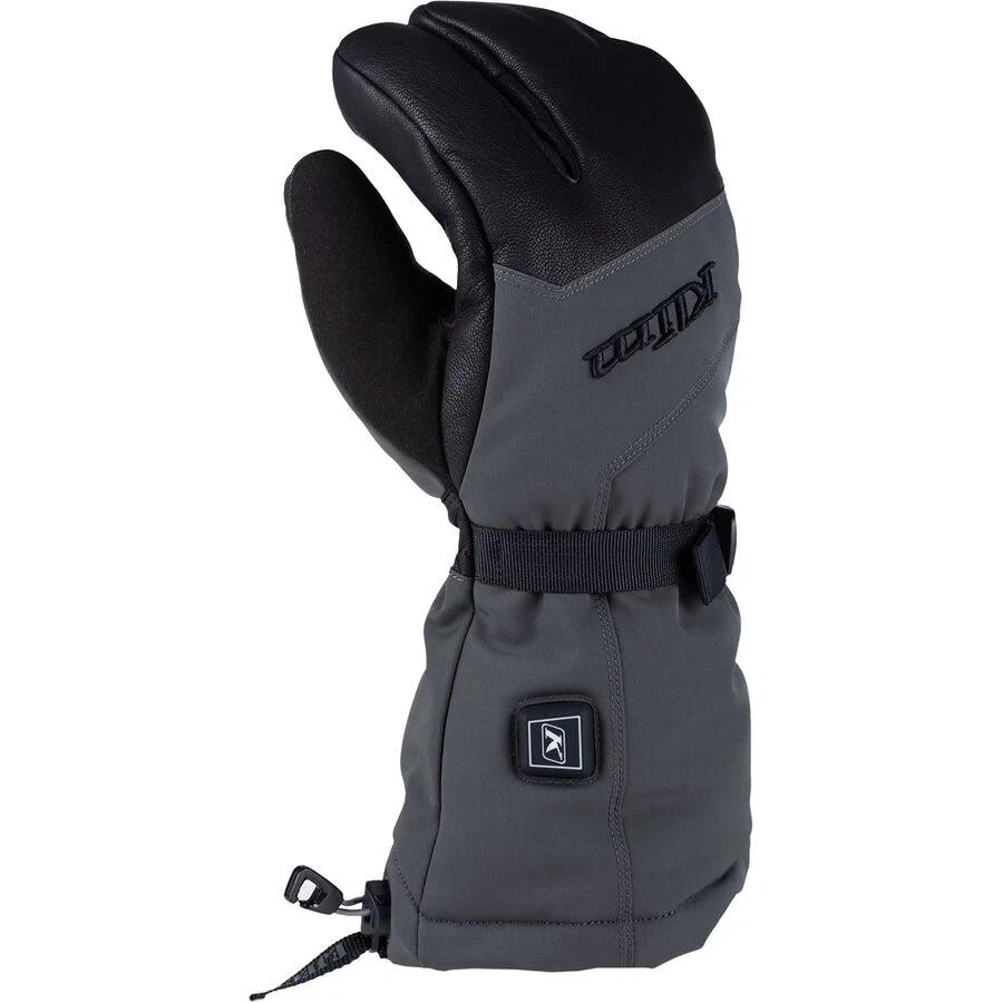 Klim Tundra HTD Gauntlet Gloves - Black/Asphalt, X-Large