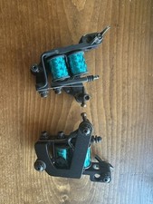 Brandon Lewis Coil Tattoo Machine, Liner and Shader Bundle, Blue and Black.