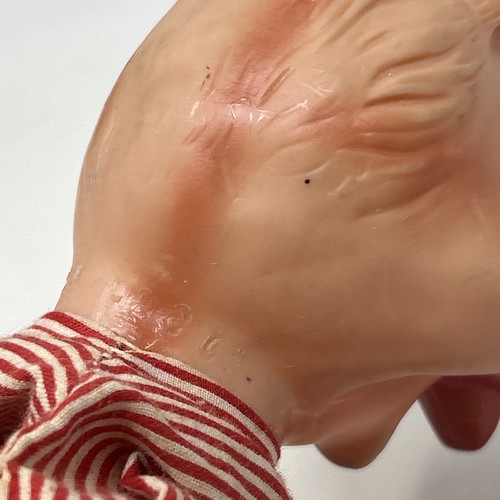 Vintage Rubber Face Chipmunk Puppet 1950's MCM Kitschy Rushton Like - Picture 9 of 9