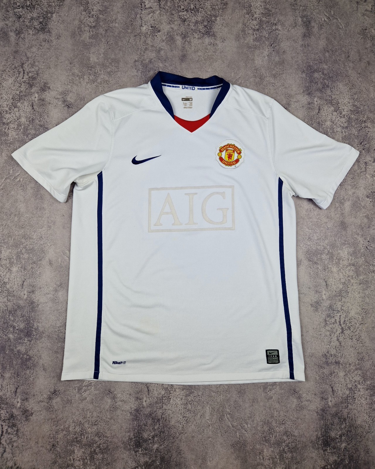 Vintage Nike Manchester United Away 2008-09 Soccer Jersey Football Shirt Size M