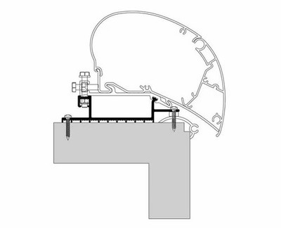Thule Omnistor 9200/6300 Top Roof Adapter