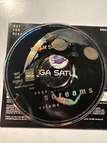 Sega Screams Volume 1 Sega Saturn Complete w/ Sleeve Nice Condition