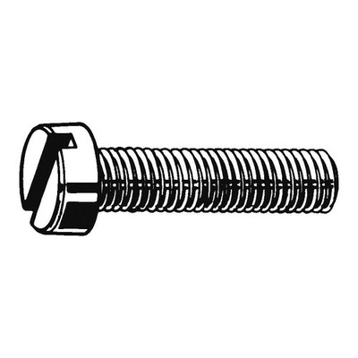 GRAINGER APPROVED M55120.040.0008 MS,M4-0.70,Plain,8mm,50PK 6HY34