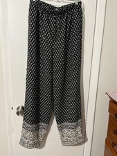 Blair Pants Women's Elastic Waist High Rise Front Pockets rayon Blend