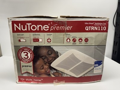 NUTONE Premier QTRN110  Ventilation Fan, 110 cfm, Ultra Silent 