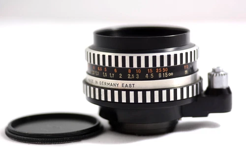 VINTAGE EXAKTA MOUNT CARL ZEISS JENA 50MM F2 PANCOLAR ZEBRA PRIME CAMERA LENS