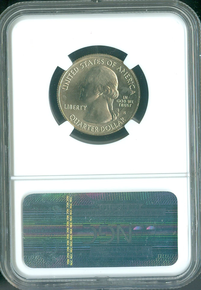 2012 S EL YUNQUE PARKS QUARTER NGC MS67 ER . - Image 2 of 2