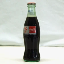 1992 Coca-Cola Bottle 8 FL OZ Full Soda Pop from Barcelona Spain Olympic Games