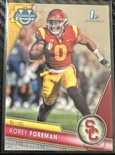Korey Foreman 2023 Bowman University Chrome 1st Bowman #190 USC