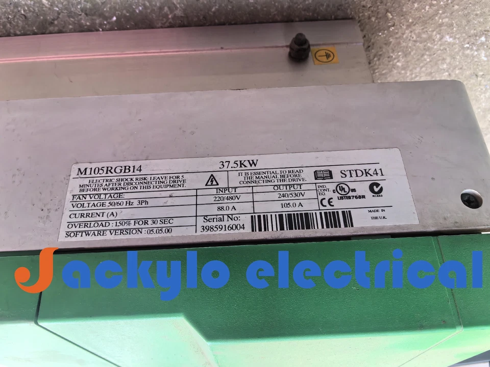 1PCS Used EMERSON CT M105RGB14 37.5KW Inverter Tested well Expedited Shipping - Image 2 of 4