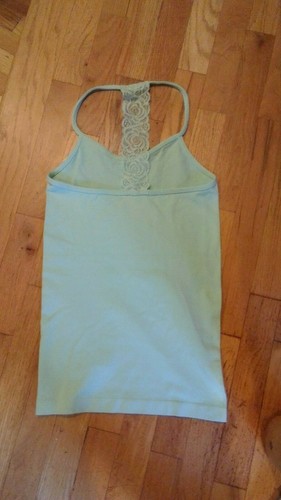 NWT COOBIE WOMENS CAMI SCOOP SPAGHETTI LACE T BACK ONE SIZE - Picture 9 of 17