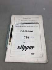 NORTON Clipper CS1 FUGENSCHNEIDER Bedienungsanleitung + Ersatzteilliste /26