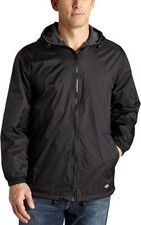 Dickies Men's Fleece Lined Hooded Jacket Large, Black