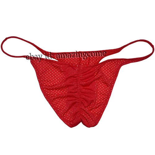 Men's Micro Gathered Rio Cheeky Briefs Underwear Brazilian Pucker Bikini Briefs - Picture 27 of 34