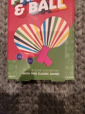 great garden games co paddle and ball set new nib
