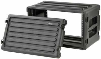 SKB 6 Space Molded Effects Shallow Rack Road Case 10.7'' Deep