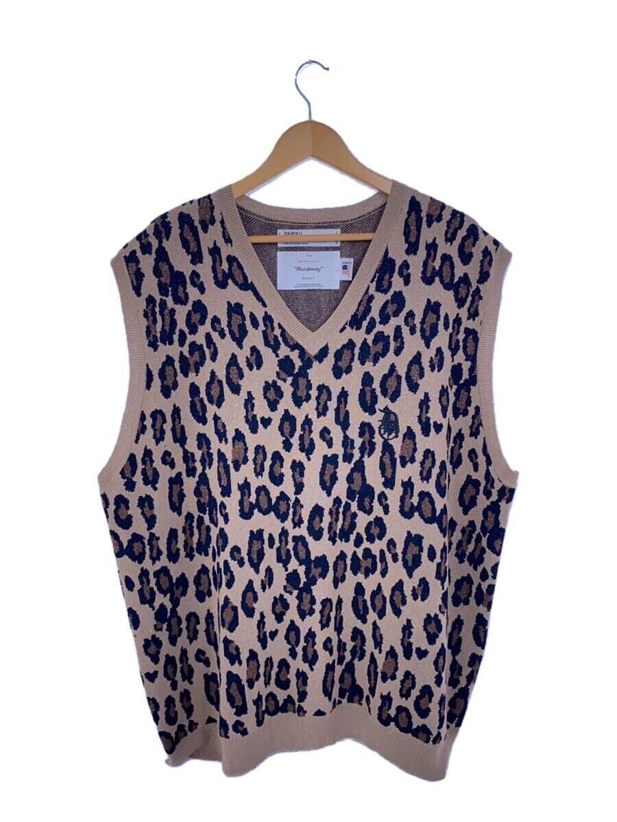DAIRIKU Knit Vest (Thick Oversized Lame FREE Rayon Animal DAIRIKU Knit Vest (Thick Oversized Lame FREE Rayon Animal