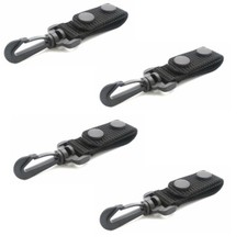 4x Duty Belt Keeper Key Holder for 2 " Belt Strap Snap Tactical Gear Clip C355