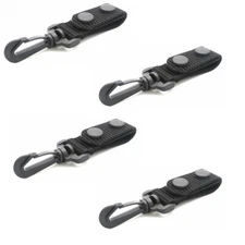 4x Duty Belt Keeper Key Holder for 2¼" Belt Strap Snap Tactical Gear Clip C355