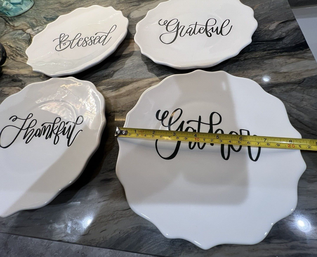 Southern Living Dillards Thankful Grateful Blessed Gather Dessert - Main Image