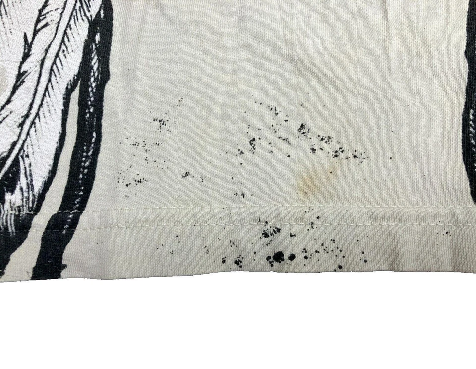 Camisa De Colección Xtreme Couture Adulto Mediana Marfil Calavera Gótica ESTILO AFLICCIÓN Y2K Para Hombres Foto 3 de 4