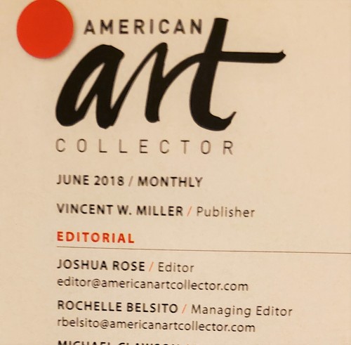 AMERICAN ART COLLECTOR #152 - June 2018 - Picture 4 of 10