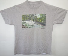 Diamond Supply X Grizzly Grip Tape Skate Torey Pudwill T Shirt Medium Gray