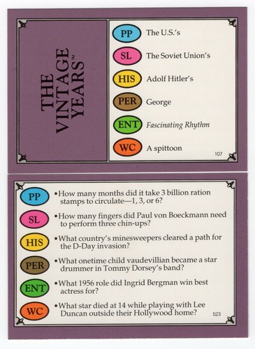 100 Trivial Pursuit Cards - You pick the edition! Genus and more! - Picture 58 of 67