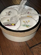 Boston Warehouse Trading Corp. 2003 Martini Design Appetizer Plates Set of Four