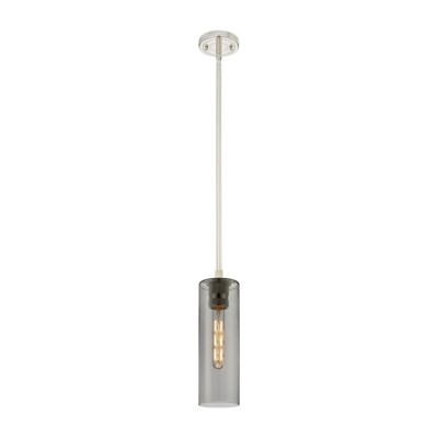 Innovations Crown Point 1-Lt 12'' Stem Pendant, PN/PSG - 434-1S-PN-G434-12SM
