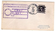 Zeppelin/Flugpost 1933 Santa Clara FDC Station Aérienne (AA6483)