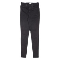 LEVI'S 720 High Rise Womens Jeans Black Slim Skinny Denim W25 L28