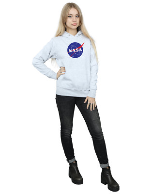 Nasa Licenza Ufficiale Insignia Uomo Maglietta (Bianca), Small