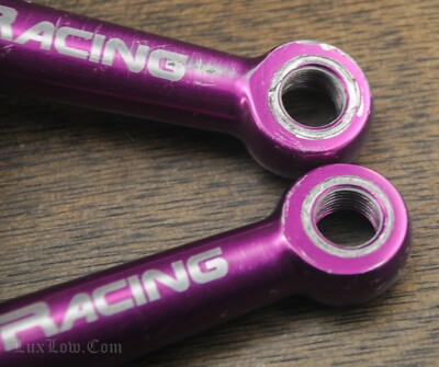 Vintage Cook Bros. Racing Mountain Bike CRANKS 175mm Purple Vintage Cook Bros. Racing Mountain Bike CRANKS 175mm Purple