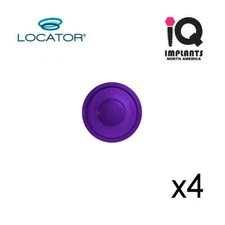 Zest LOCATOR Original Genuine Replacement Caps Standard X-Strong, Purple 8.0 lbs